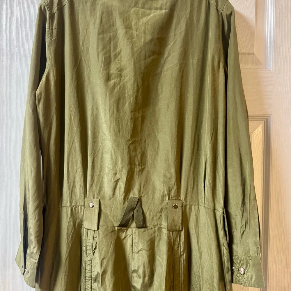 Polo Ralph Lauren Women’s Minimalist Utility Jumpsuit Moss Green Size 4 - Picture 3 of 16